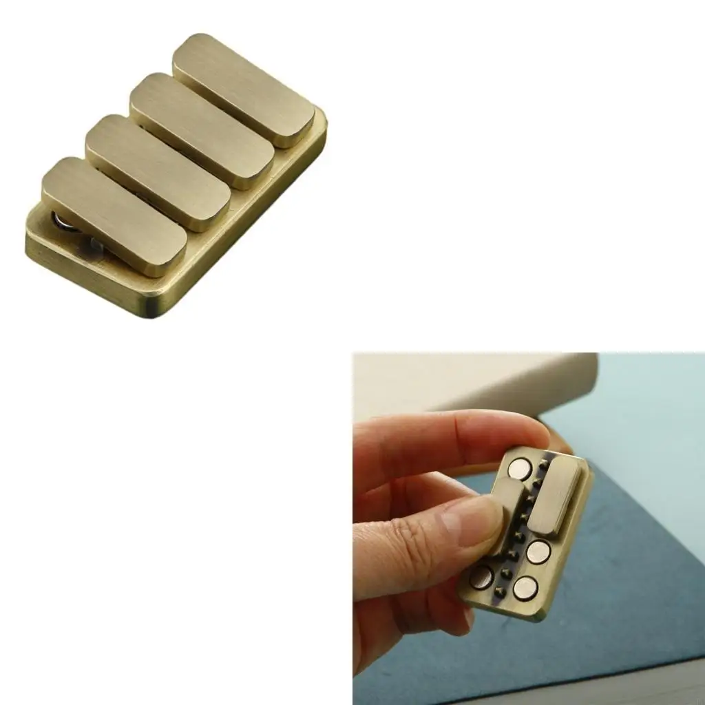 

Finger Clickers Rectangle Piano Keys Metal Fidgets Clickers Slider Haptic