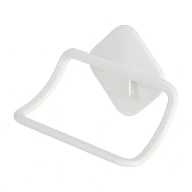 Durable Plastic Rag Paper Rack for Kitchen Bathroom Storage Holder Hand Towel Bar Organizer Wall Mounted Dispenser Stand
