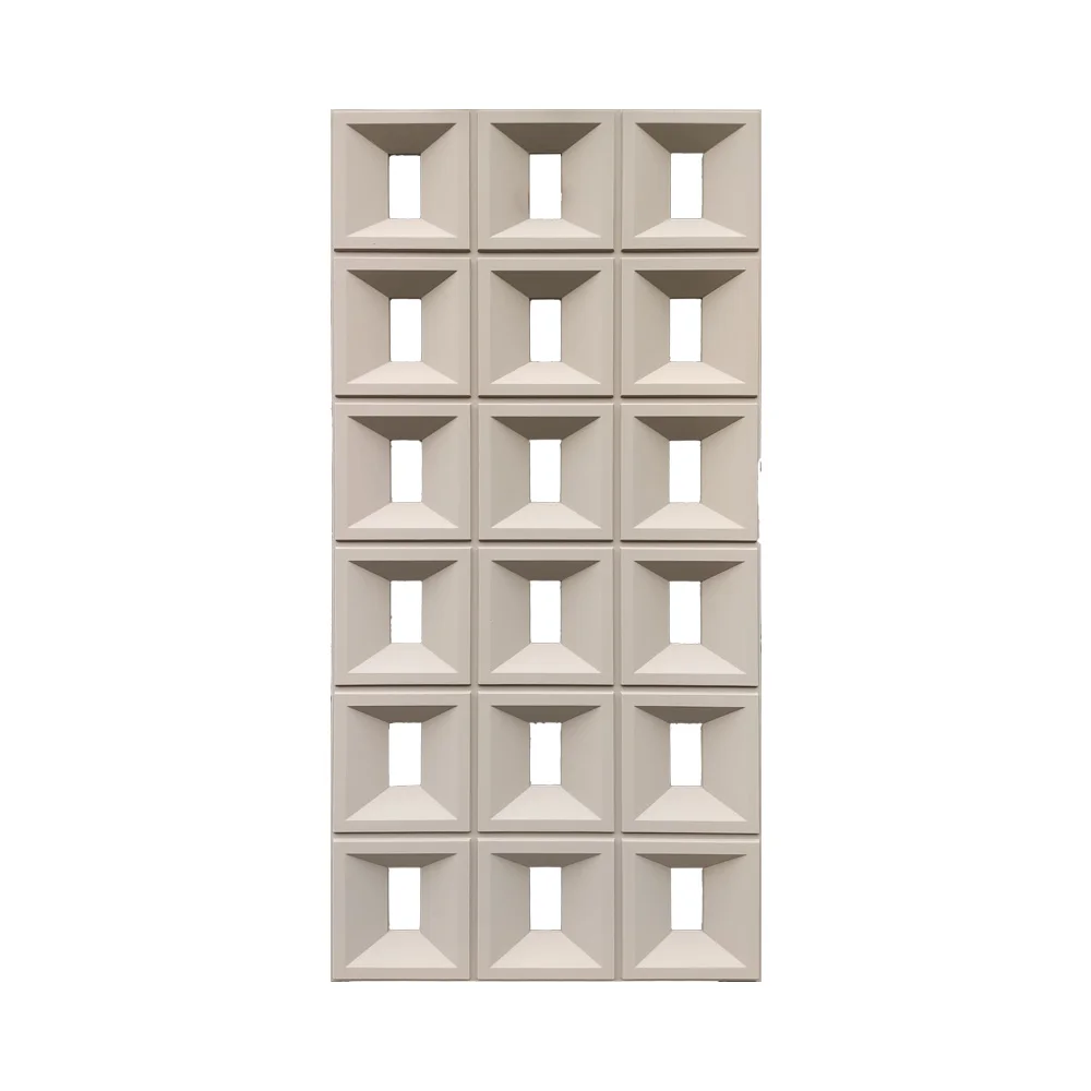 Pu Hollow Brick  Partition Wall Interior Antibacterial Heat-retaining for KTV Bars 2025 Hot Sale Factory Direct Supply Wholesale