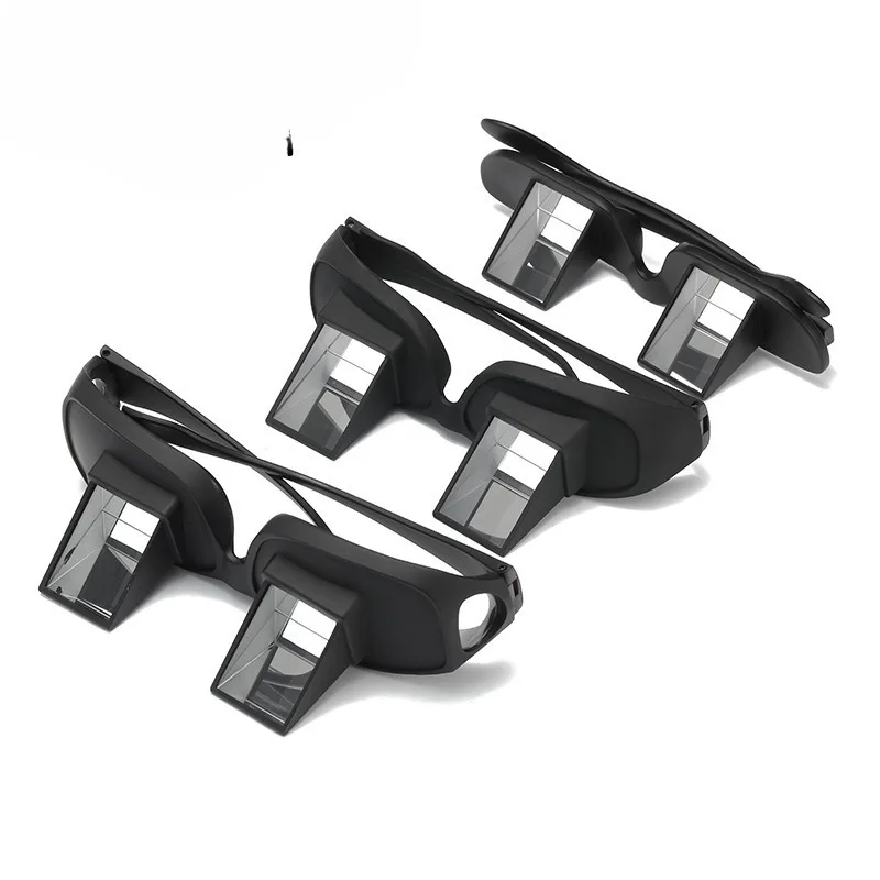 Ultra-HD Lazy-Friendly Glasses with Glass Lenses, Myopia-Compatible, Reclining Patient Glasses, Lazy Reading Glasses