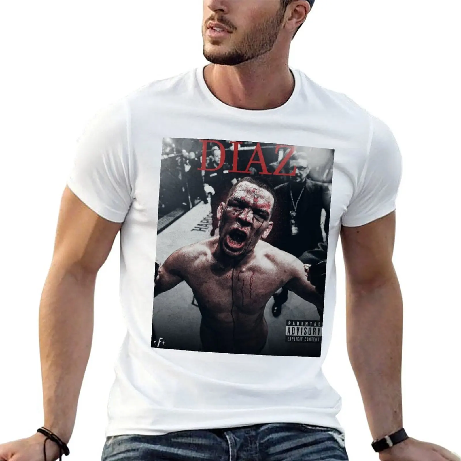 

NATE DIAZ T-Shirt t shirts cotton 100% cotton t shirts high quality t shirts for man graphic funny T-shirt