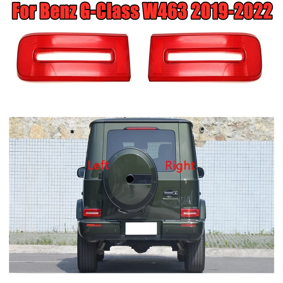 

Задний фонарь автомобиля, стоп-сигналы, замена корпуса, авто задняя крышка, абажур для Mercedes Benz G-Class W463 2019-2022