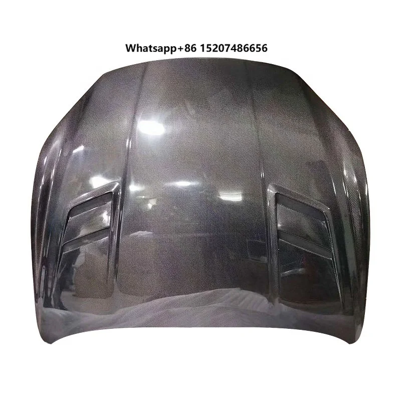 Carbon Fiber Car Transparent Cover Front Hood Engine Cover Suitable 2014-2022