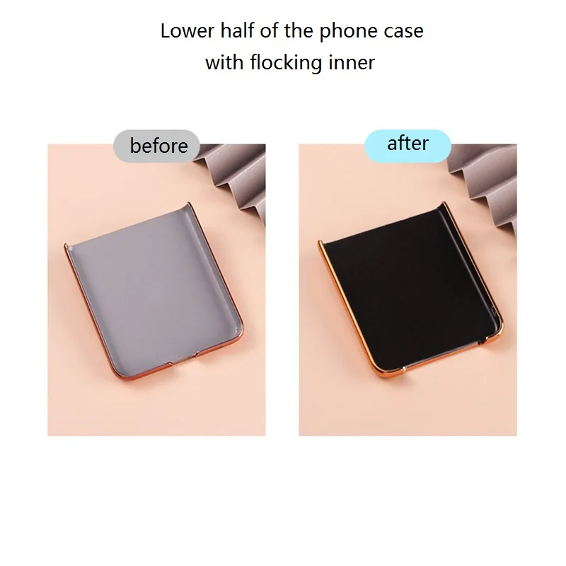 حافظة هاتف من الزجاج المقسى لهاتف سامسونج ، حافظة أنيقة مضادة للصدمات لهاتف جالاكسي Z Flip 5 ، فاخر ، 4