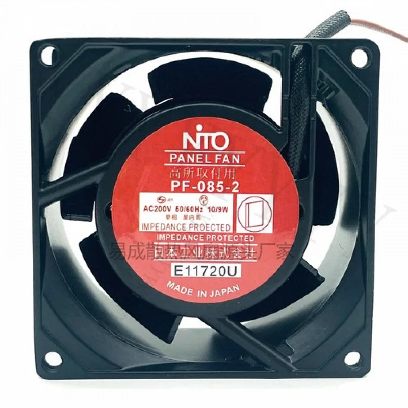 Y+ FOR NTO PANEL FAN PF-085-2 AC200V 10/9W 8038 Industrial Axial Fan Cooling Fan