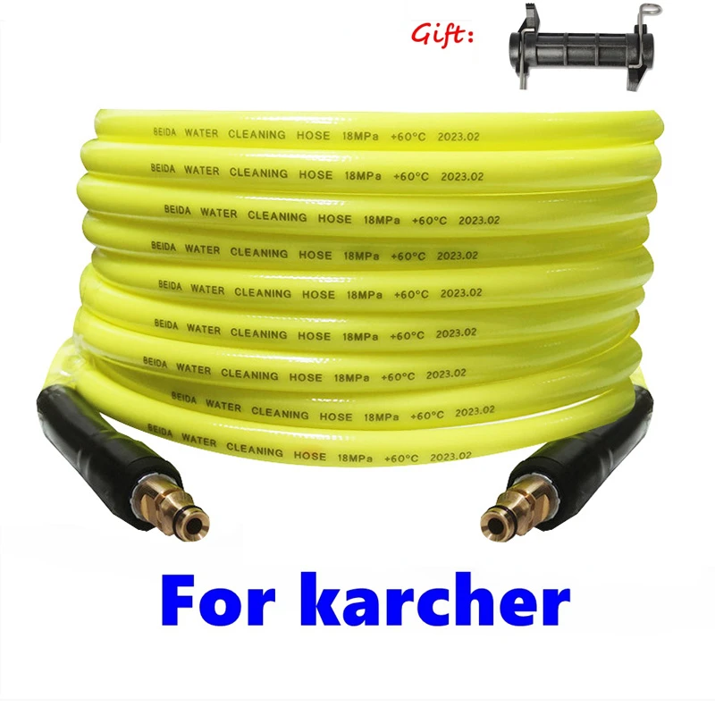 

For Karcher Accessories 6-20m Pressure Washer Hose K-Series for K2 K3K4 K5 K6 K7 Click Plug Quick Connector Car Accessories