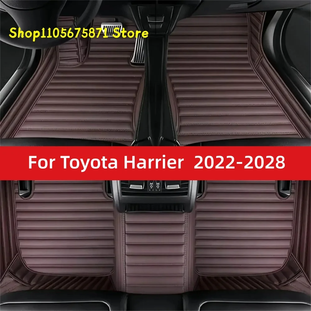 Custom Car Floor Mats Fit For Toyota Harrier 2022 2023 2024 2025 2026 2027 2028 Car Mat Accessories Mats Carpets