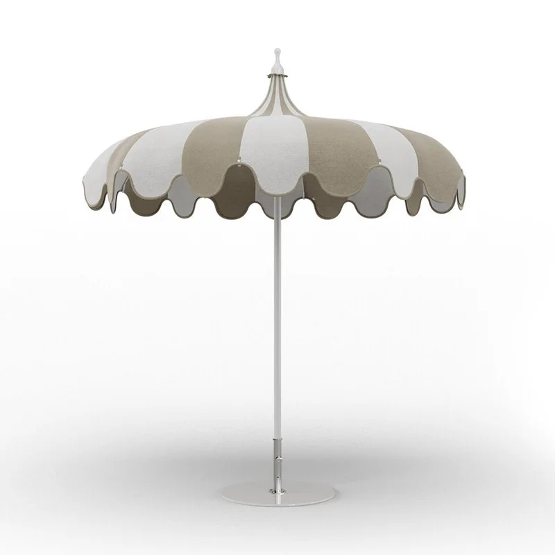 Outdoor large umbrella courtyard sunshade terrace umbrella outdoor villa beach sun umbrella