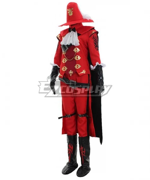 Final Fantasy XIV Red Mage Christmas Party Halloween Men Women Role Play Stage Show Carnival Clothings Cosplay Costume E001