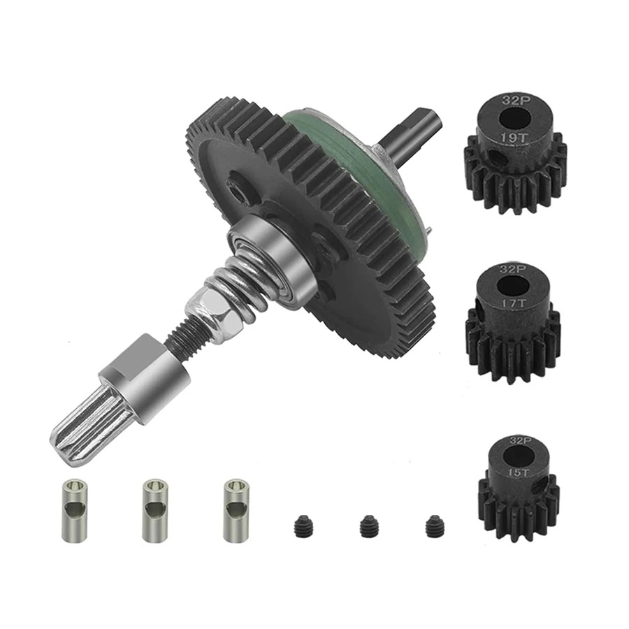 

Metal Steel 6878 Differential Gear 32P 15T/17T/19T Pinions Gear Set for Traxxas Slash 4X4/Stampede 4X4/Rustle 4X4 Replace 6878