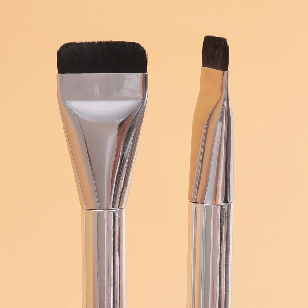 Ultra-thin Slotted Foundation Brush Lightweight Easy To Push Away Face Contour Brush Flat Contour Brush Blending Makeup Tools