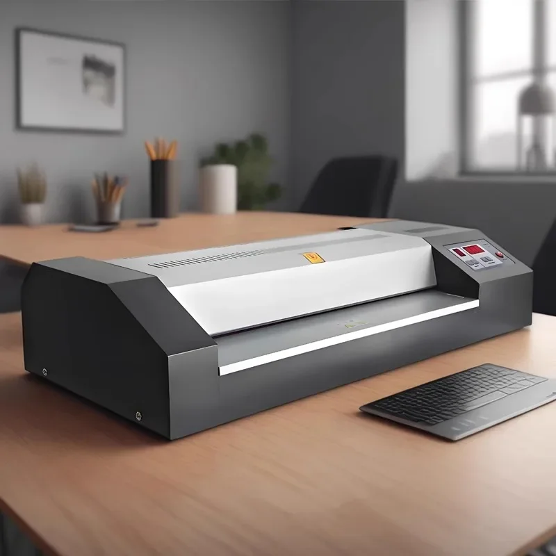 เครื่องเคลือบบัตรอัตโนมัติ U-450U สำหรับสำนักงานและเชิงพาณิชย์ ขนาด 450 มม. สำหรับเอกสาร A3/A4