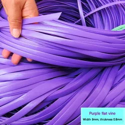 DIY Material Rope PE Vine Woven Material Woven Basket Plastic Strip Hanging Basket Repair Material