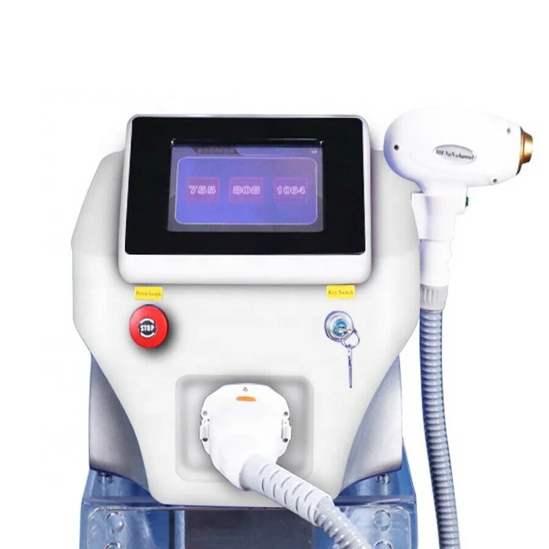 

808nm diode multi wavelength hair removal machine painless cooling head laser hair removal machine body hair removal face