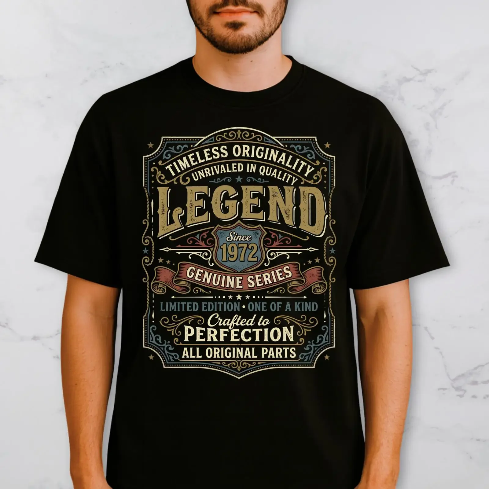 Custom Year Legend Since T Shirt Vintage Birthday Limited Edition Birth Crafted To Perfection vintage Washed streetwear homme