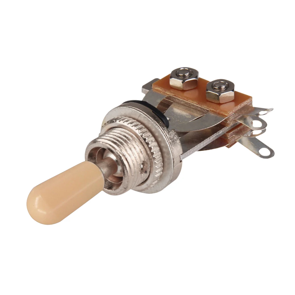 Seletor de guitarra de 3 vias, interruptor de alternância, captadores, controle, peças de guitarra, leve, portátil, elemento de música