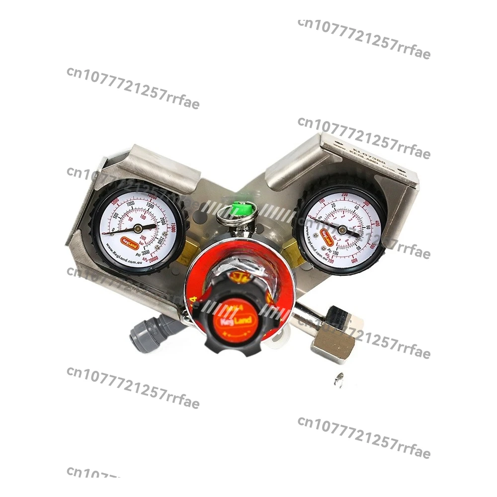 

CO2 Pressure Reducing Valve Gas Gauge CO2 Cylinder Pressure Gauge Double Gauge KL07429