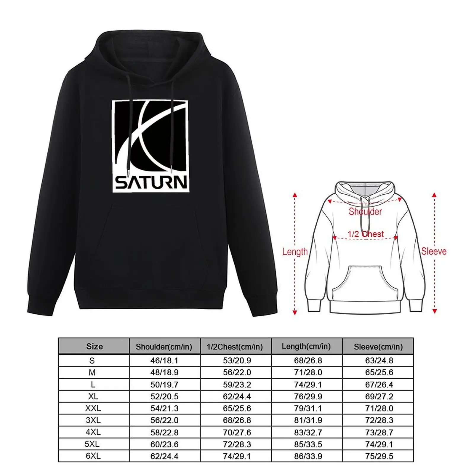 SATURN Pullover Hoodie men's sweat-shirt set man hoodie