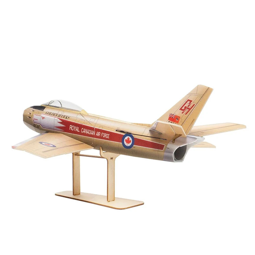 MinimumRC F-86 Sabre Golden Hawk 30mm EDF 3CH 1S 380mm Wingspan RC Airplane KIT+EDF