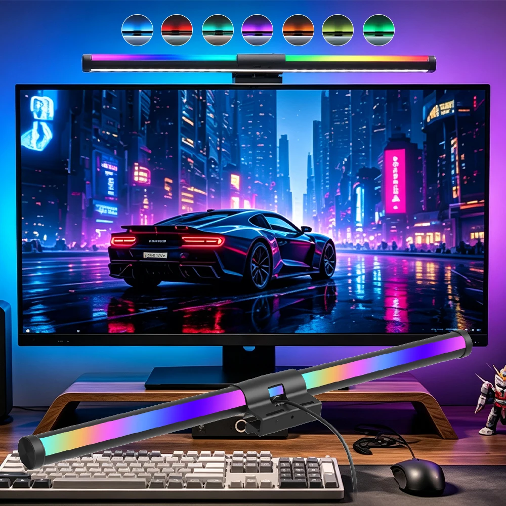 Barra de luz para monitor, con - Desk Setup No Monitor reseña y precio