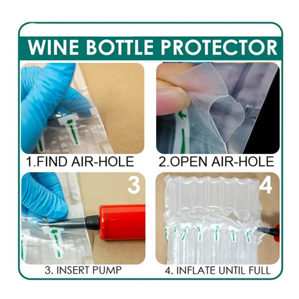 Wine Bottle Packaging Travel-friendly Wine Bottle Protectors Impact-resistant Bags Eco-friendly Sleeves for Safe for Luggage