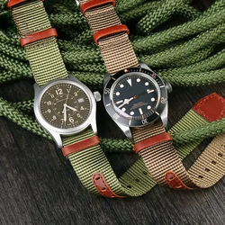 For Hamilton Black Blue Army Green Field Battle Sonic H69439931 Nylon Canvas Watch Strap Men's Outdoor Safety 22 20mm Watchbands