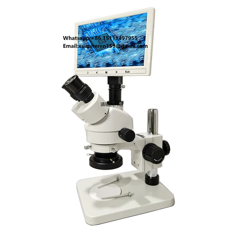 Industrial Video Microscope/microscope Stereo/Trinocular Zoom Stereo Microscope
