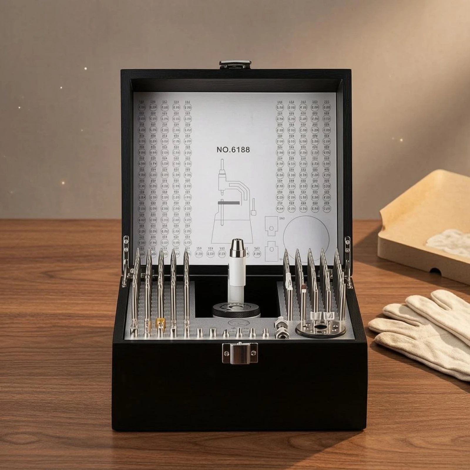 Watch Repair Precision Punch Set Hinged Case Watchmaker Punch Kit Watch Repair Staking Tool Wear-Resistant