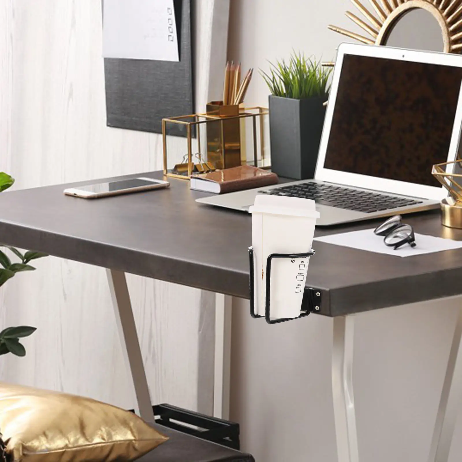 

Heavy Duty Metal Cup Holder for Car Boat Rv Yacht Multi Functional Drink Holder Portable Lightweight Cup Stand for Automotive