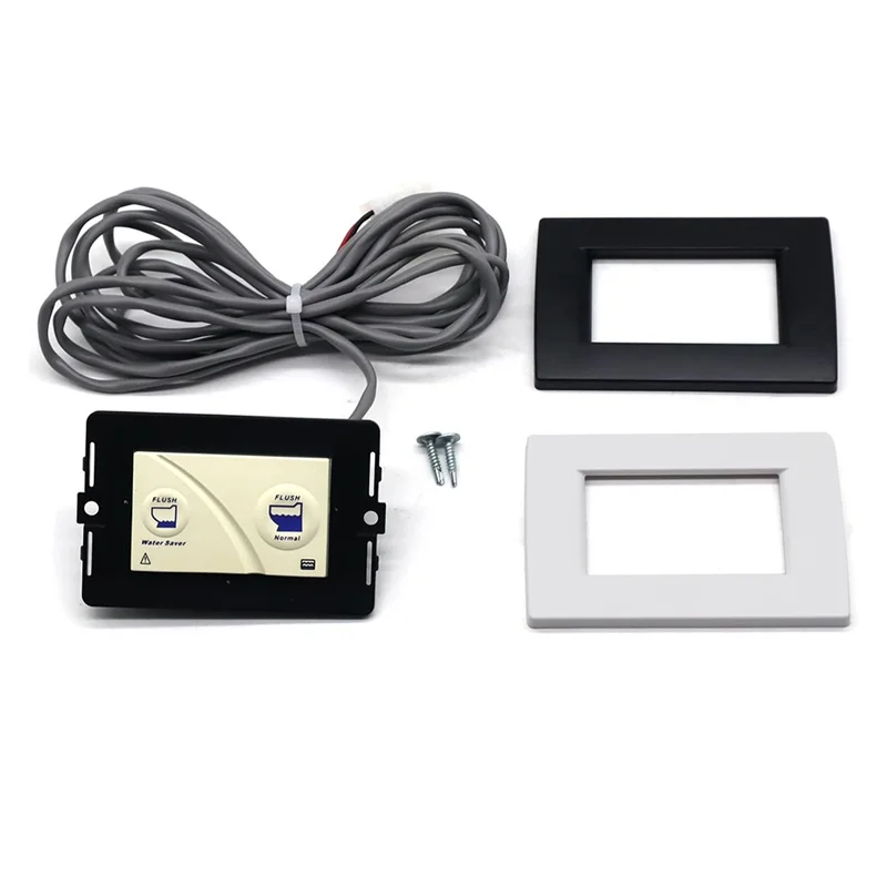 

AB61-Silence Plus для Tecma RV жгут проводов для унитаза, двухкнопочная панель управления, рамочный переключатель, панель переключателей для ванной комнаты RV 36387