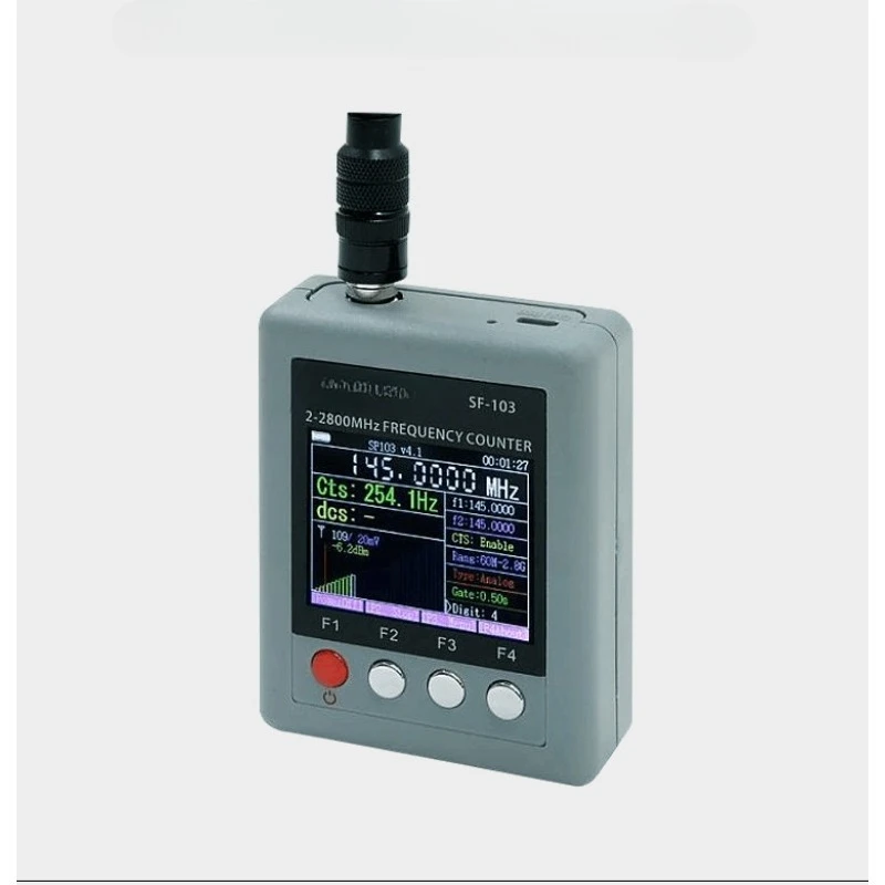 Intercom Handheld Frequency Meter SF-103 Analog DMR Digital Signal Reader SF103 Mute Frequency Meter