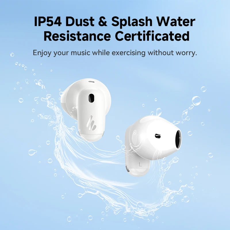 Edifier X1 Lite True Wireless Наушники Bluetooth 5.4 Наушники Беспроводные наушники Легкий IP54 28 часов Время воспроизведения