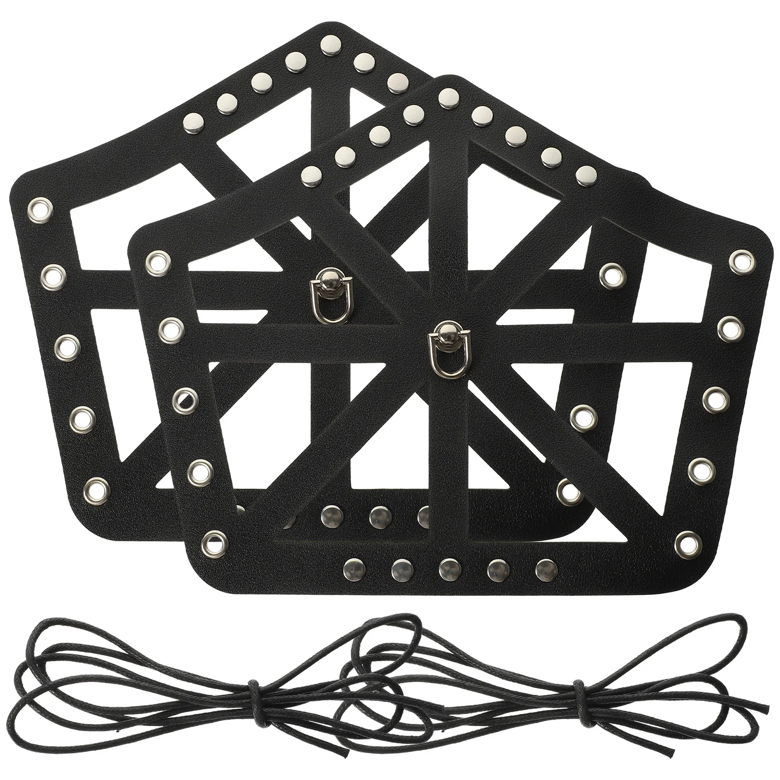 

2Pcs Punk Arm Guards Adjustable Binding Strap Artificial Wristbands Cosplay Costume Accessories Gift for Birthday