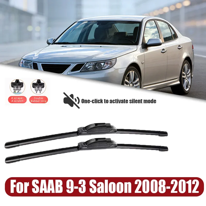 

23 inches + 23 inches for 2008-2012 Saab 9-3 sedan right-hand drive front wiper blade,clip arm windshield wiper auto accessories