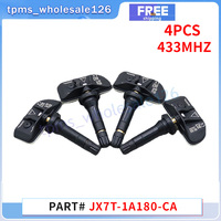 4PCS Car Tire Pressure Monitor System Sensor JX7T-1A180-CA For Ford Explorer Focus IV Kuga S-Max Transit TPMS 433MHZ JX7Z1A189A