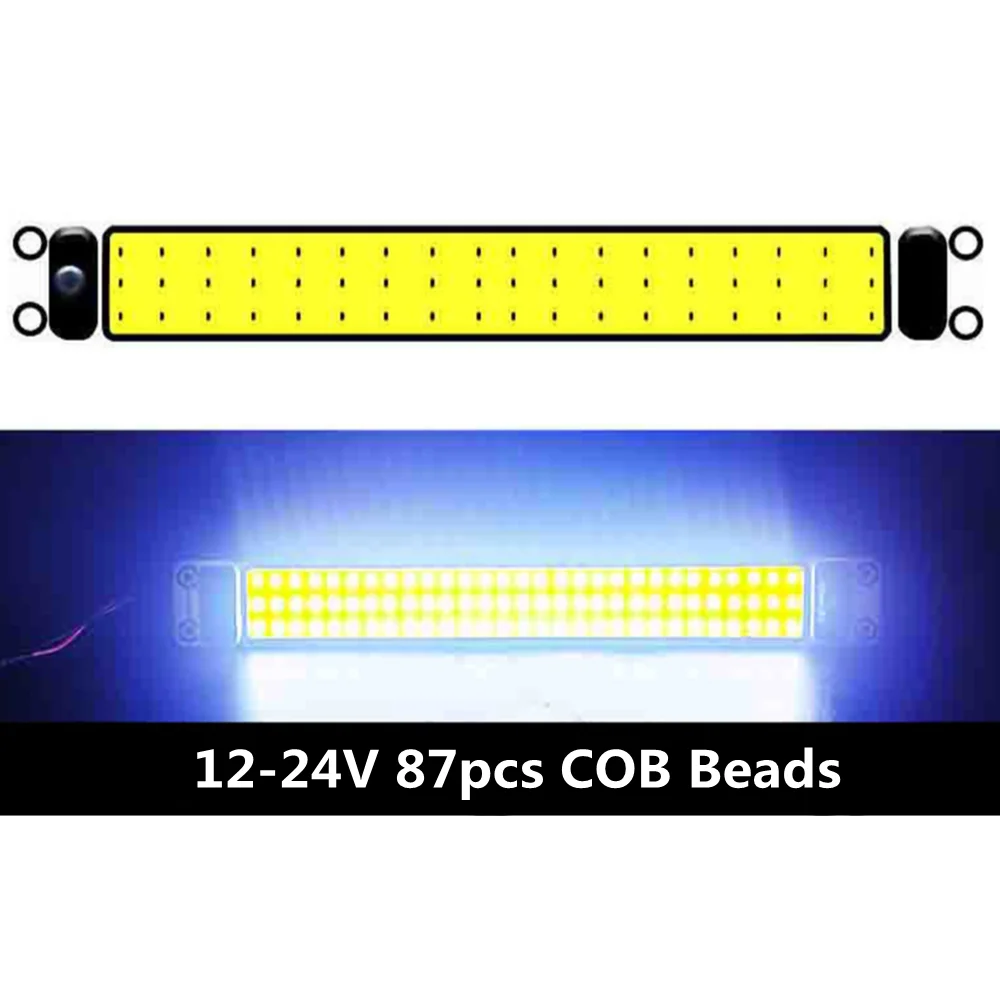 

Car Van Compartment Light Tube 12V-24V 30cm Car Reading Light COB LED Cab Roof Light Rv Roof Light