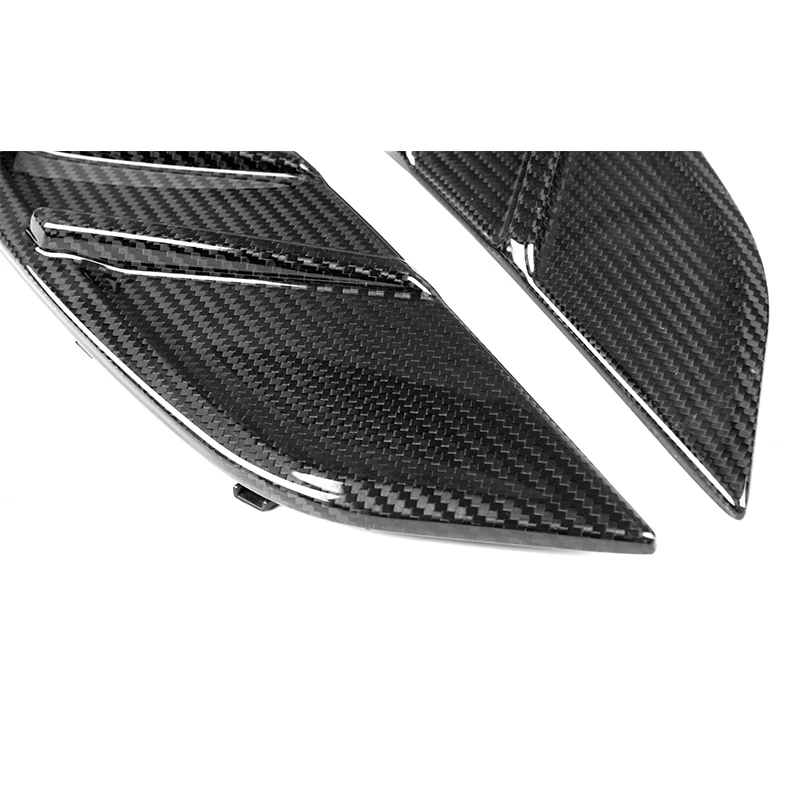 Dry Carbon Fiber Replacement Side Fender Cover For BMW G80 G81 G82 G83 M3 M4 2021-IN MP Style Side Air Intake Vents Cover Trim