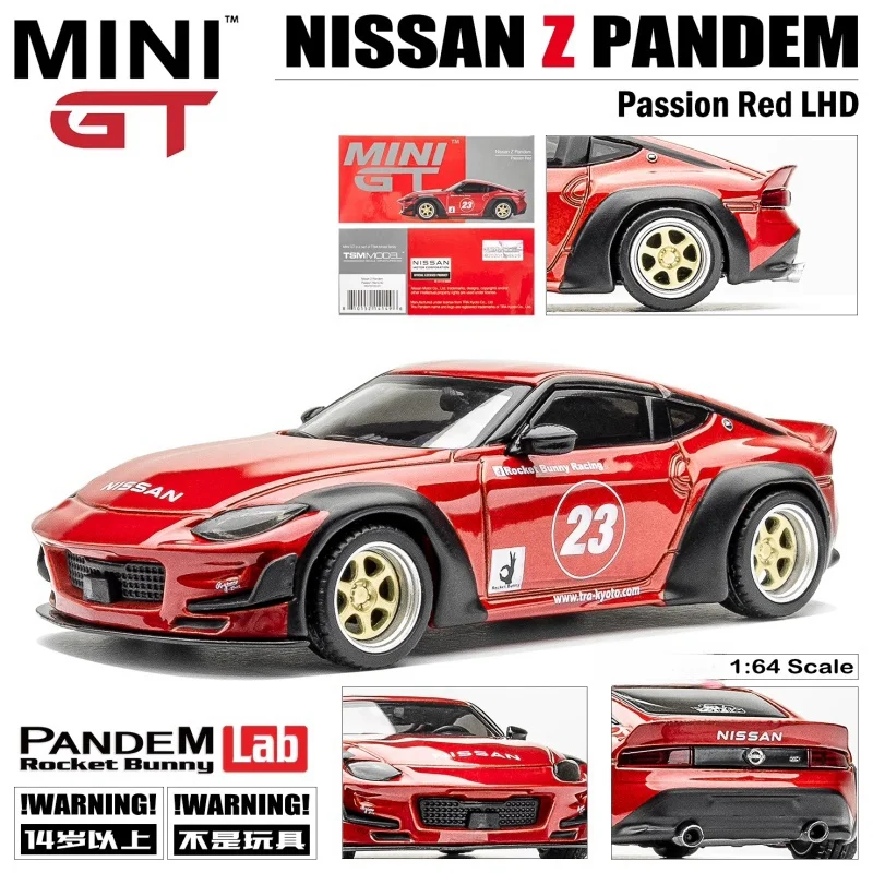 MINIGT 1:64 Nissan Z Pandem Kit Modello in lega Pezzi modello di gioco di moda, pezzi espositivi da collezione per adulti, regali di festa per gli amici.