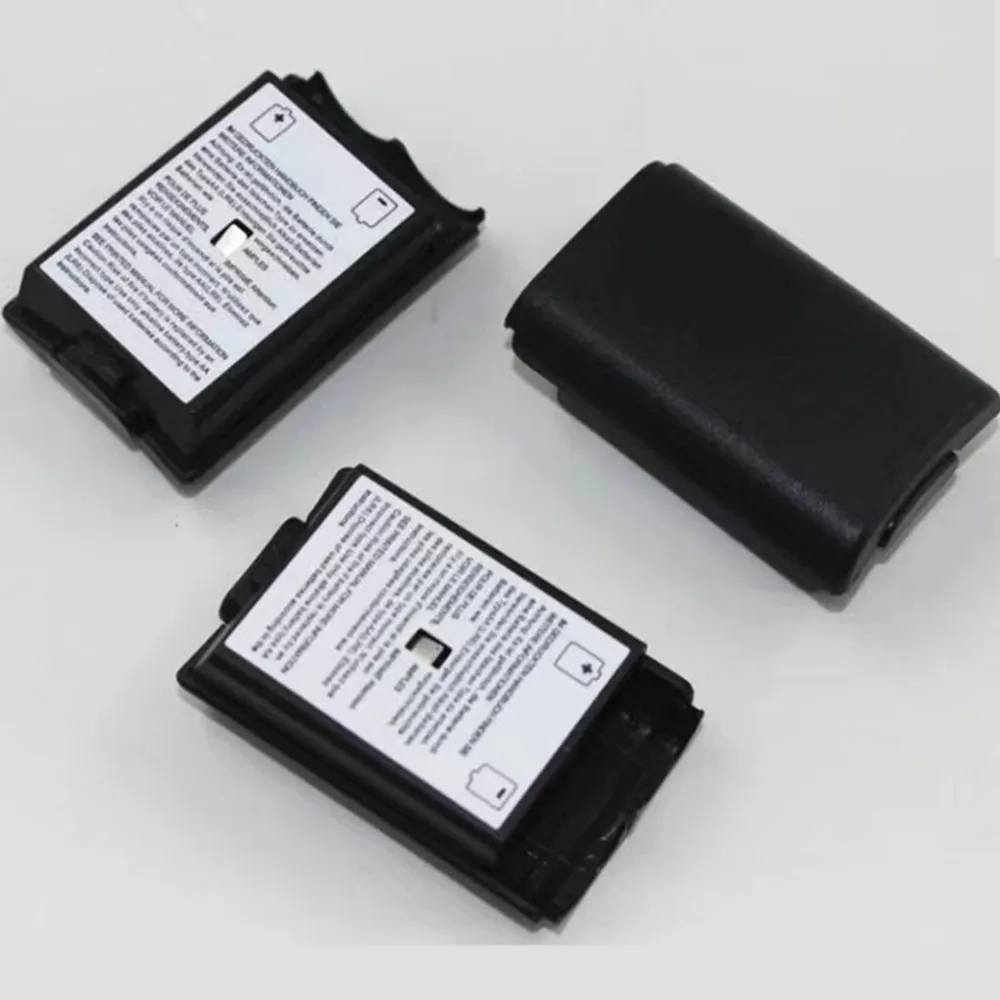 

500pcs for Xbox 360 Wireless Controller AA Battery Back Case Black White Battery Pack Cover Replacement Housing Shell