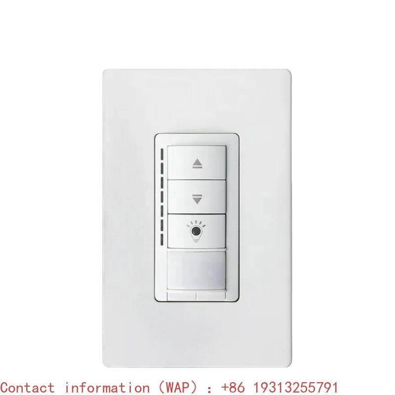 PIR Motion Sensor Smart Switch ETL Certificate Wifi Smartphone App Controllable Dimmer Light Switch US Style