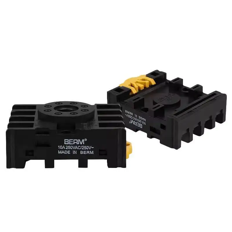 5pcs PF-083A Garden 8-Pin Relay Base Compatible With DH48S 2P-I AH3-3 Universal PF083A