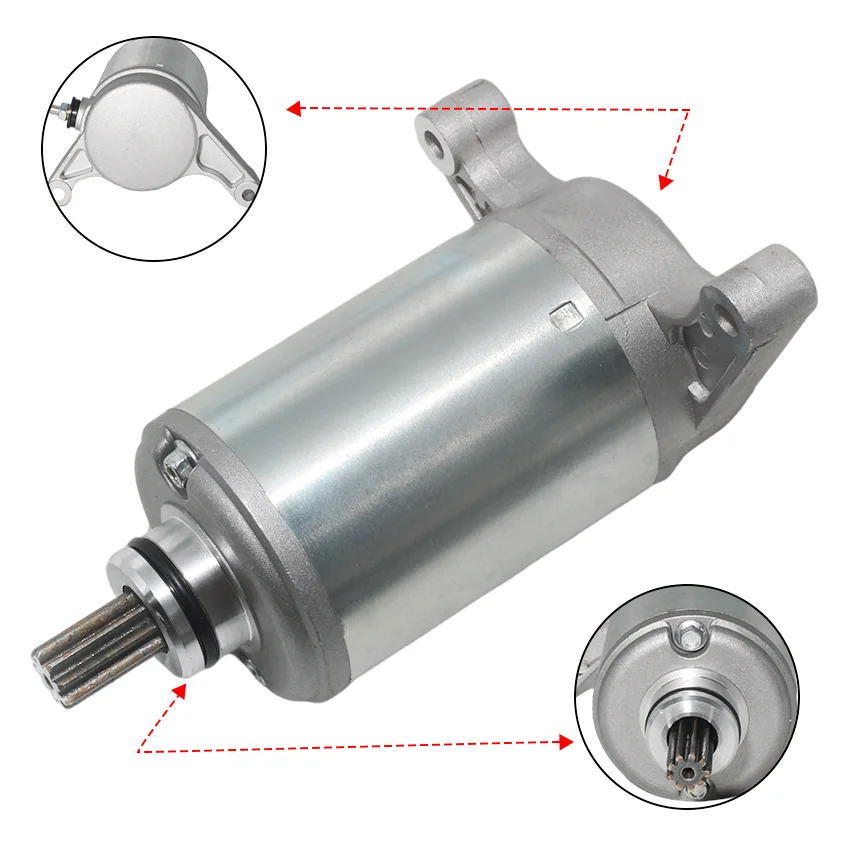 

Motorcycle Electric Starter Motor For Yamaha YFM350F Big Bear 350 2x4 4WD Kodiak 400 YFM400 2HR-81800-52 1UY-81890-00