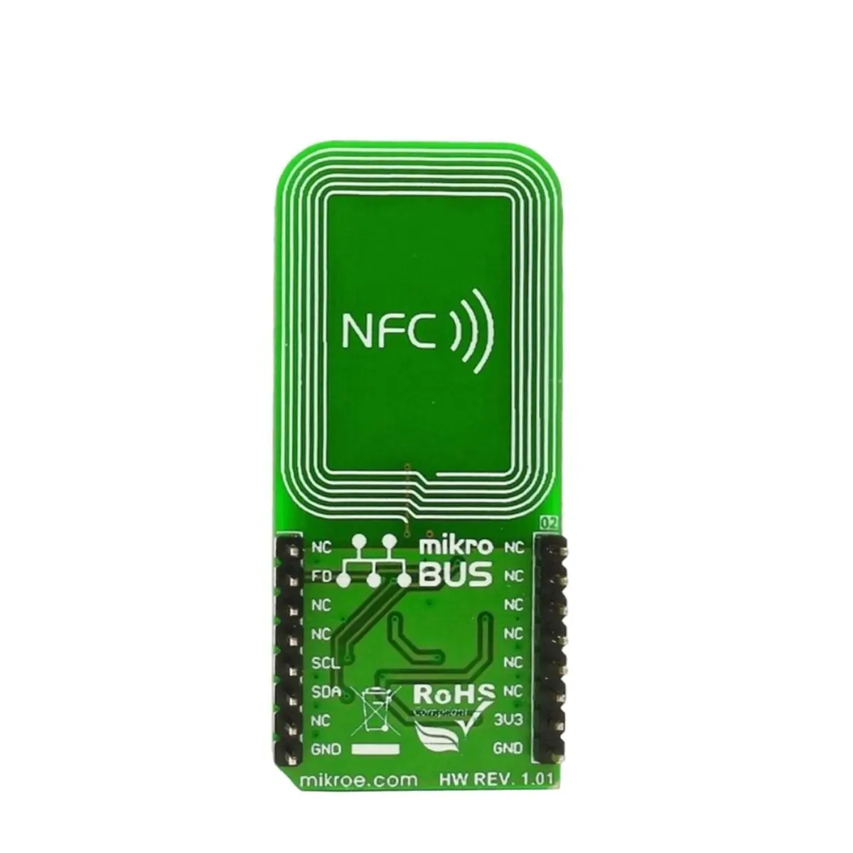MIKROE-2462 /RFID Development Tool: Tag 2 Click (NT3H2111)