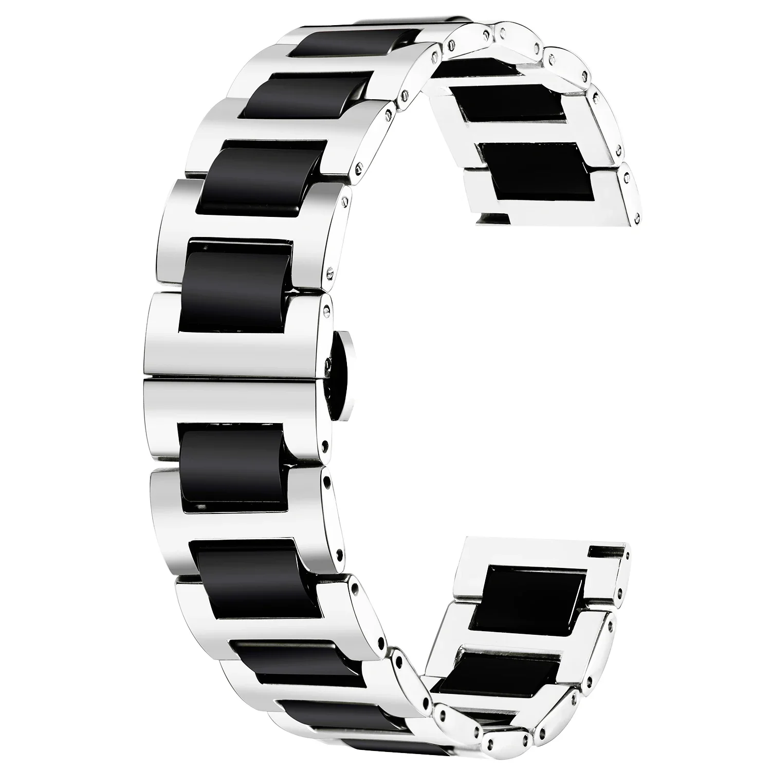 22mm 20mm Ceramic Strap for Samsung Galaxy Watch 7/6/5/4 Huawei Watch 4 3 GT5-4-3 46mm Metal Bracelet for Amazfit GTR/GTS Correa