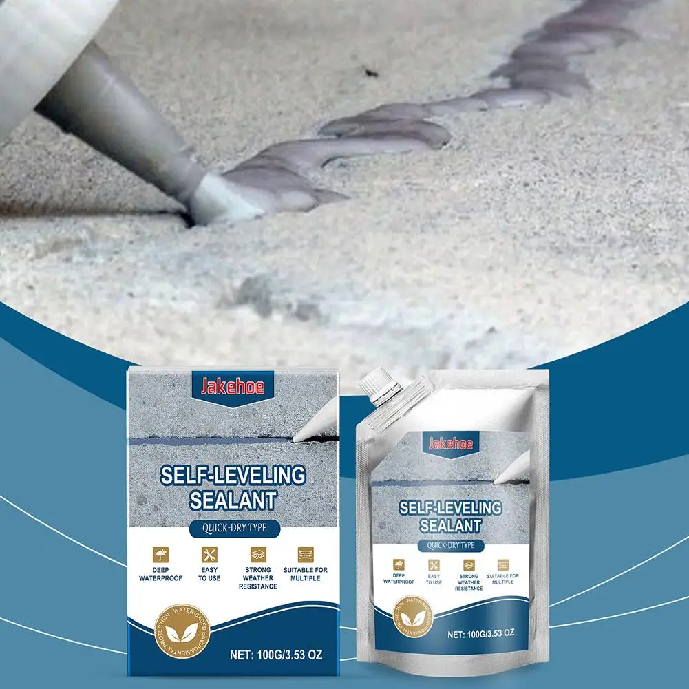 100g Concrete Crack Repair Self-Leveling Patching And Filling Compound Concrete Crack Waterproof Repair Sealant Caulking Glue