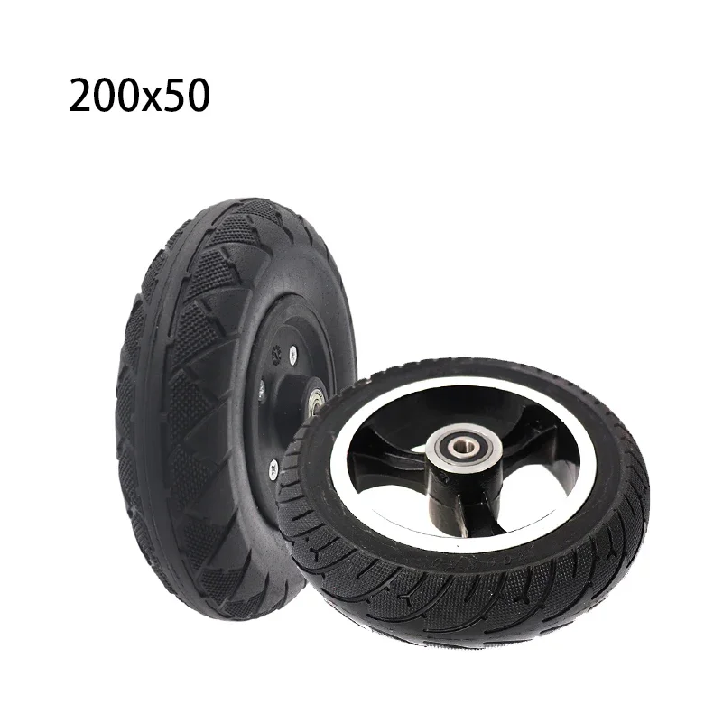 8-Inch Scooter Solid Tire 200X50 Non-Pneumatic Tires Front Wheel Explosion-Proof Solid Tire