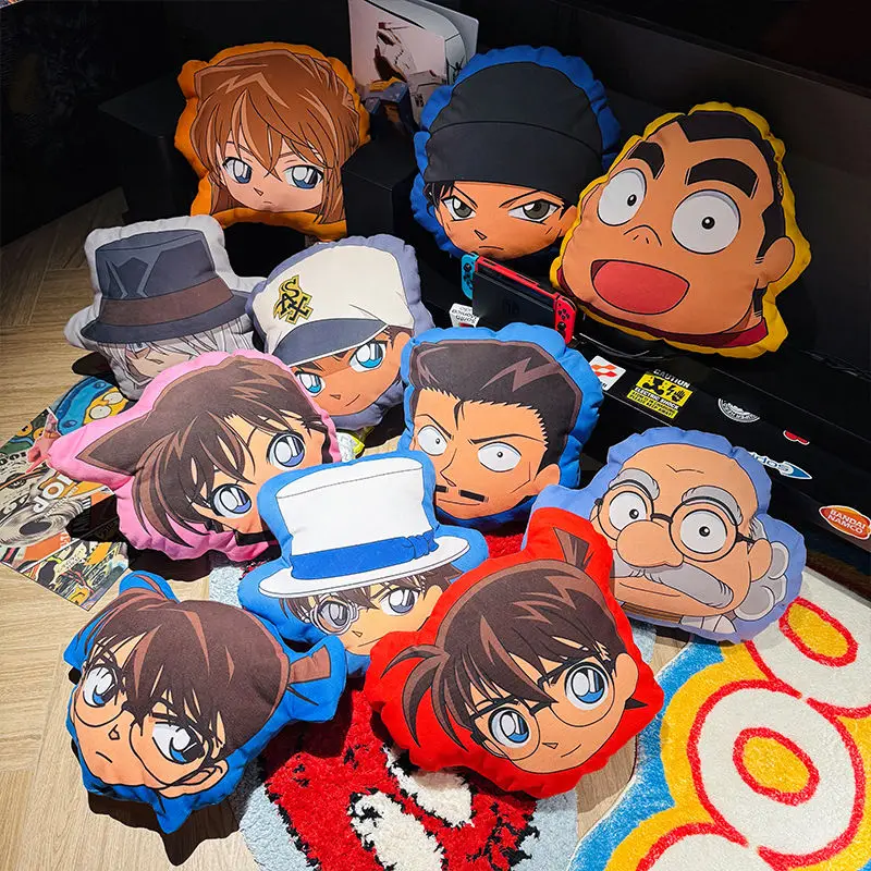 Detective Conan Xiaolan Haibara Ai doll cute alien figure pillow cushion bed sleeping doll decoration creative cartoon home