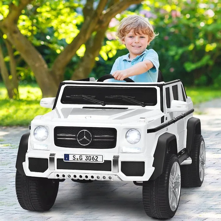 Ride On Truck, Licensed Mercedes-Benz Maybach G650 Battery Powered Ride On Toys Car w/Remote Control, LED Lights, Music