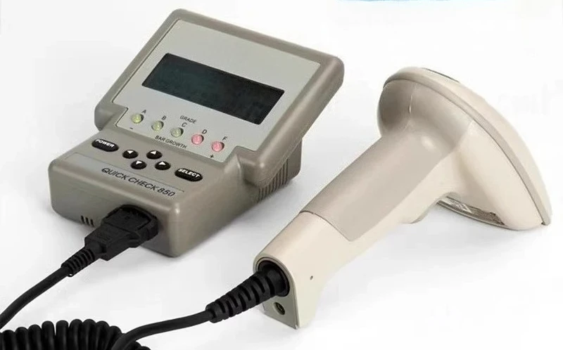Barcode Detector QC850 Printing Carton Packaging Barcode Grade Qualification Testing Scanning Gun