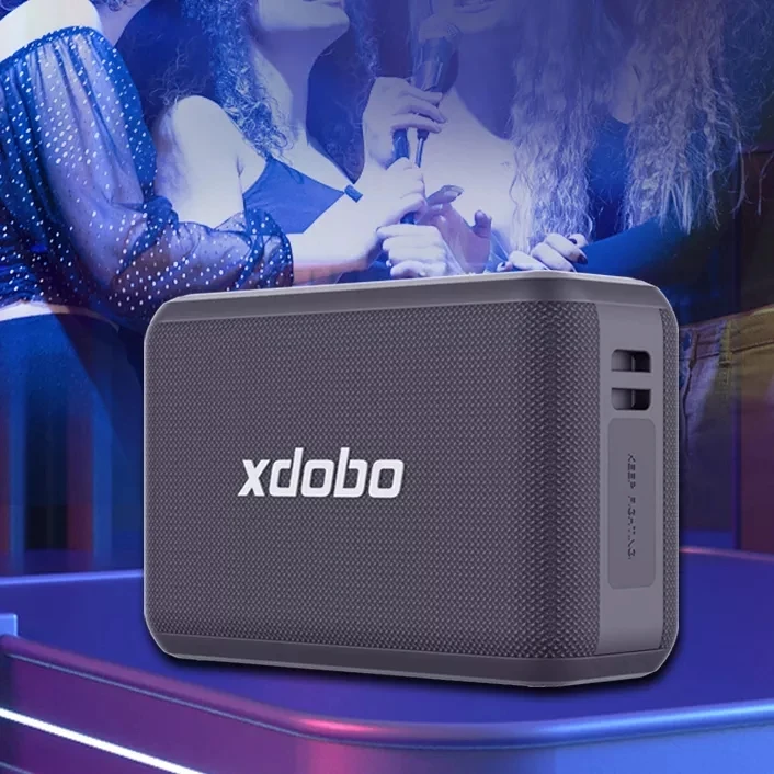 XDOBO X8 PRO 120 واط مكبر صوت فائق القوة مقاوم للماء مع 2 ميكروفونات مضخم صوت يدعم TWS لاسلكي كاريوكي ستيريو مكبر صوت خارجي